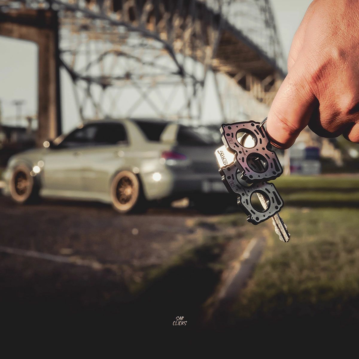 スバル EJ ヘッドガスケット キーチェーン 2個セットのイメージ