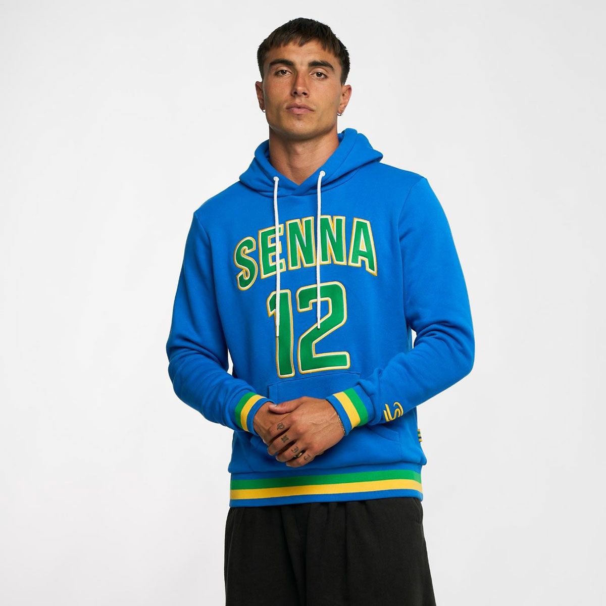 アイルトン・セナ カレッジ ロゴ フーディ