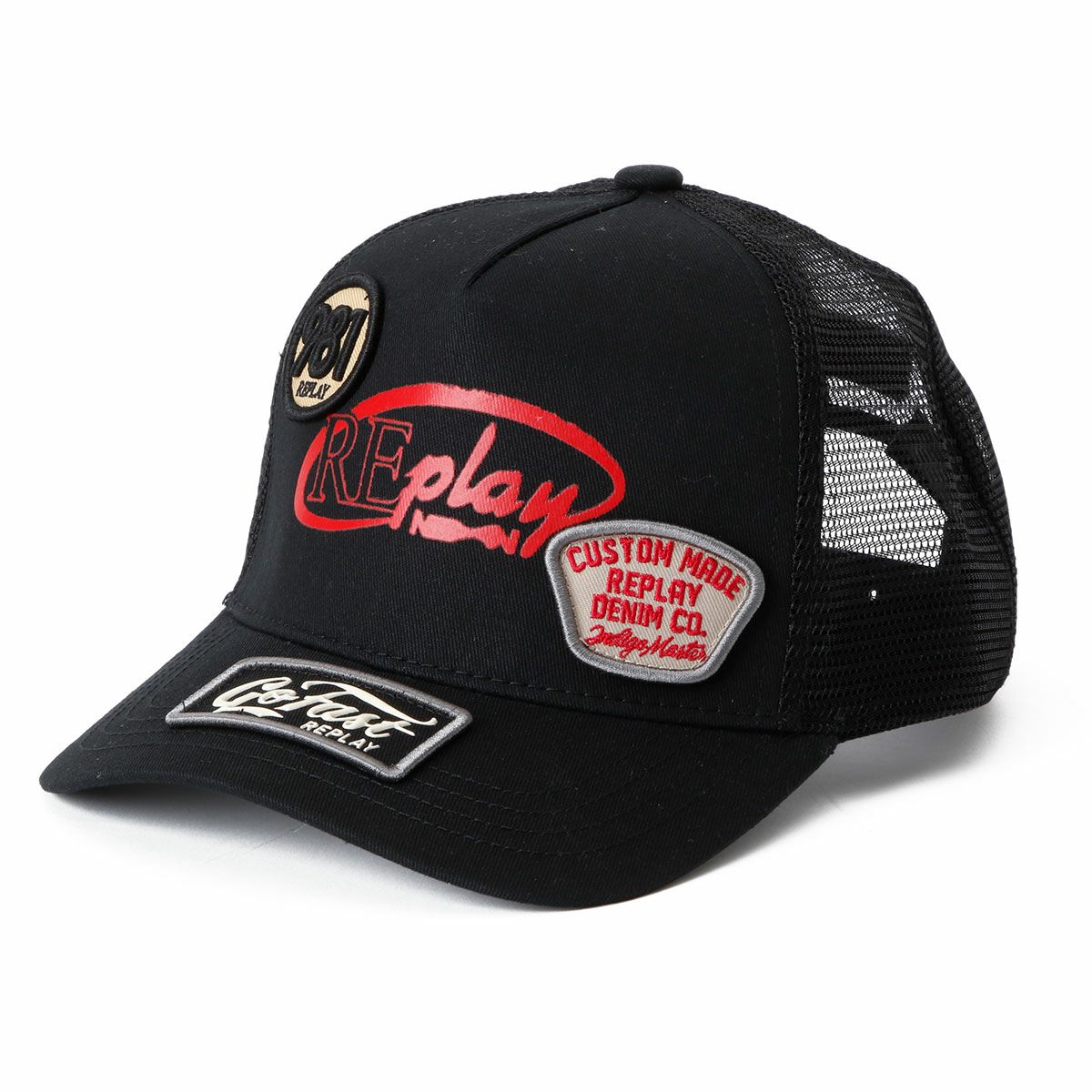 REPLAY ミックス パッチ キャップ