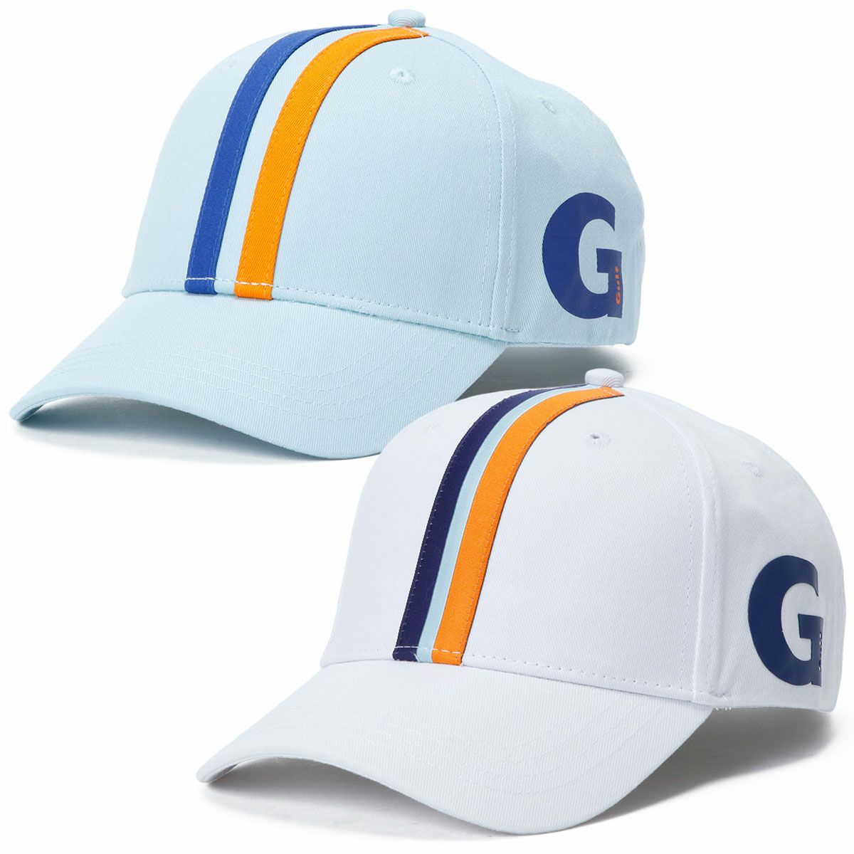 ストライプ キャップ (サイドプリント)