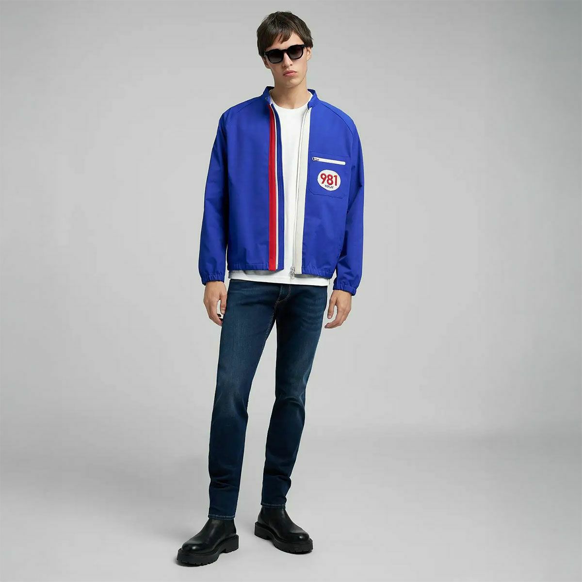 コントラスト ディテール ジャケット モデル画像